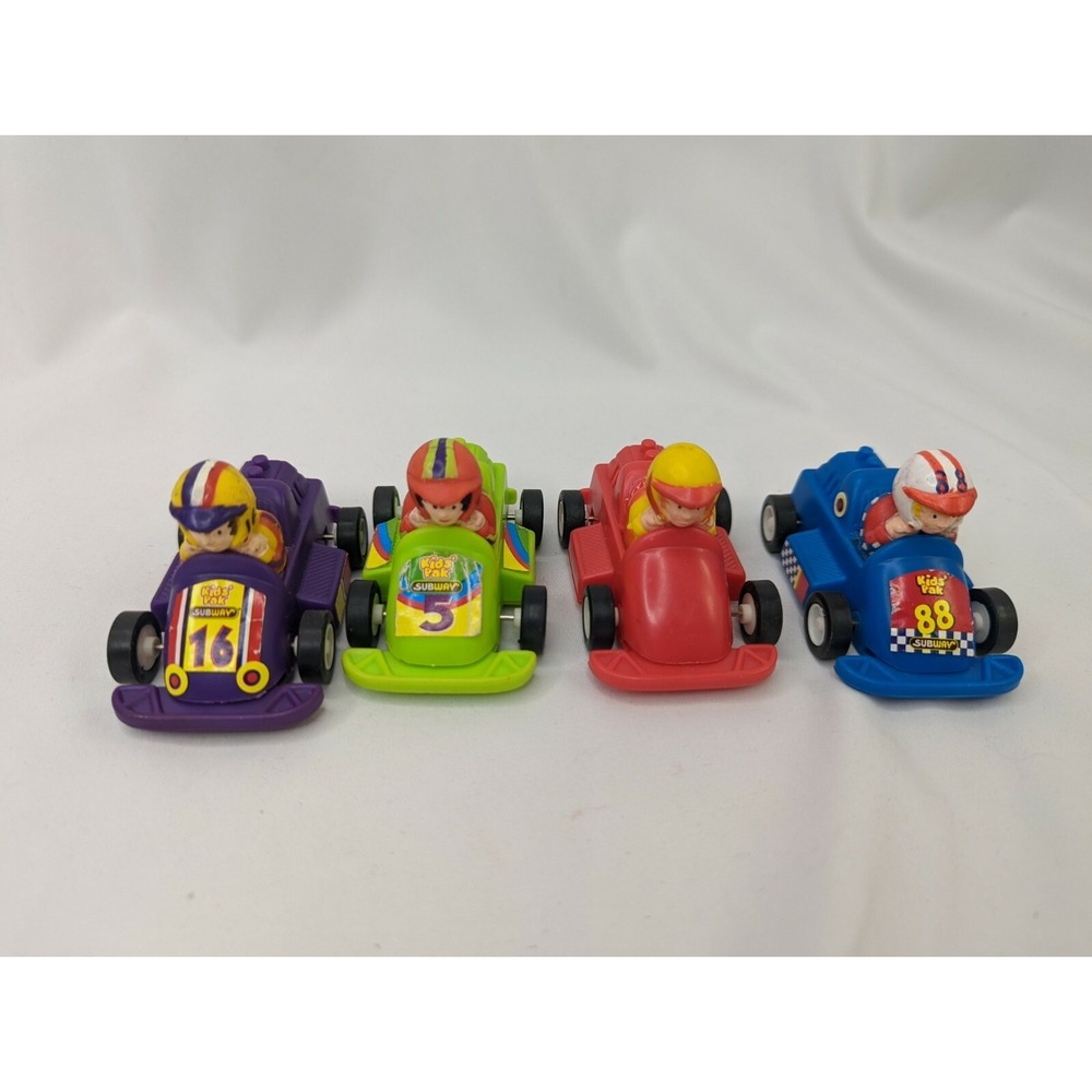 Subway Vehicle Racer Kids Pack Lot of 4‎ 1997